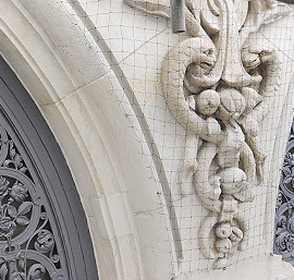 Pfeiler Detail Fassadensanierung