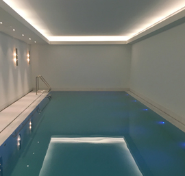Naturstein Schwimmbad Indoor Pool Sylt